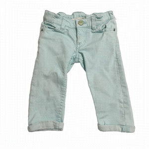 6/$20 ⭐️ H&M Light Green Crop Jeans US 1.5-2 Years